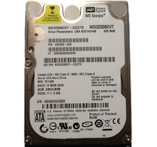 WD WD3200BEVT-22ZCT0 DCM: DBCVJBNB (WXH2) Thailand 2.5