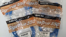 Lot of 5 Black Box EVNSL641-0007 Cat6 550-MHz Ethernet Patch Cable Booted 7 FT picture
