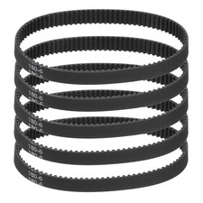 180mm GT-2 Timing Belt, 5pcs 6mm Width 2mm Pitch 3D Printing Closed Loop, Black picture