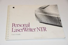 vintage 1992 Apple Personal LaserWriter NTR User's Guide book Manual 030-1861-A picture