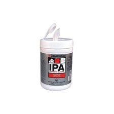 CHEMTRONICS SIP100P Alcohol Wipes,Unscented,100 ct,PK100 55NG32 picture