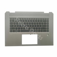 New Gray For HP ZBook Studio G5 Palmrest Top Case Backlit Keyboard L34210-001 picture