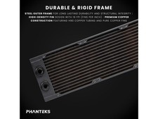 EZ-Fit 420RAD-30, 420mm-30mm thick Water-Cooling Copper Radiator, Glacier picture