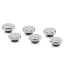 Thermal Grizzly DeltaMate Plug, Gloss Nickel, 6-pack picture