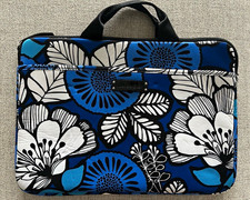 Vera Bradley Blue Bayou Padded Laptop Sleeve Case  picture