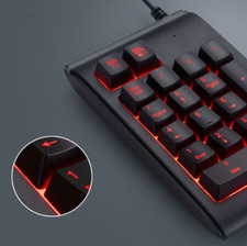 19 Keys Number Keyboard USB Wired Numpad Mini Numeric Keypad with LED Backlight  picture