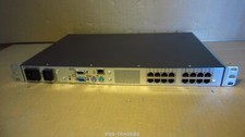 HP 286598-001 EO1010 1x1x16 16-Port KVM over IP Switch CAT5 1U + RACK MOUNTS picture