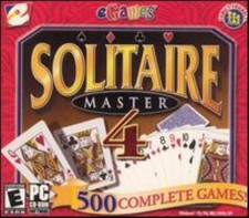 Solitaire Master 4 PC CD one two three four deck, 500+ card games & variations picture