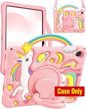 Case for Samsung Galaxy Tab A9 Plus-Cute Cartoon Unicorn Soft 3D Silicone Cover picture