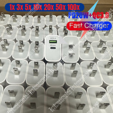 Wholesale Bulk 20W Fast Charger Cube USB C Power Adapter For iPhone iPad Android picture