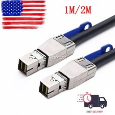 For Dell High Speed External Mini SFF-8644 to SFF-8644 HD SAS Cable 1M/2M picture
