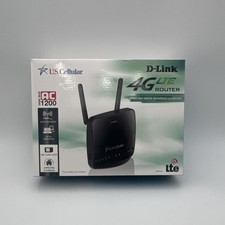D-Link DWR-961 U.S. Cellular 4G LTE AC1200 Wi-Fi Router SIM Slot Black picture