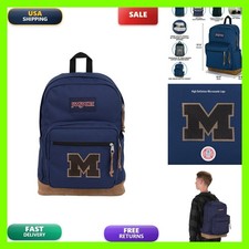 Jansport Ncaa Officially Licensed Backpack Michigan Wolverines Right Pack picture