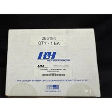 New Old Stock RLH Industries 2 Channel T1 MUX DIN Mount Unit Single Mode 2TD-101 picture