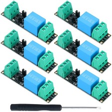6Pcs DC 3.3V Relay Module 1 Channel Optocoupler Module picture