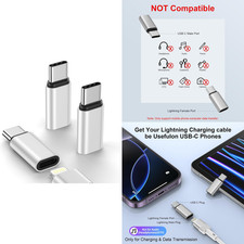 3Pack [Apple MFi Certified] USB C to Lightning Adapter for iPhone 17e 17 Air Pro picture