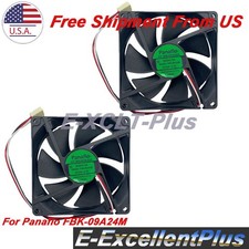 2PCS For Panaflo FBK-09A24M Large Air Volume Silent Cooling Fan 24V 0.1A 90*25mm picture