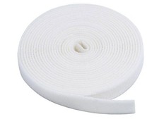 Monoprice 3-Pack Hook & Loop Fastening Tape 5 yard/roll, 0.75-inch - White picture