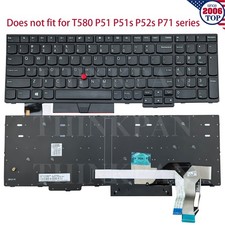 New US Keyboard for Lenovo Thinkpad E580 E590 L580 L590 T590 P52 P53 P53s P72P73 picture