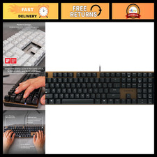 Wired Mechanical Office Keyboard - Silent Red Switches, Ergonomic Design, MX2A picture