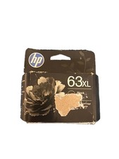 New HP 63 XL Black Ink Cartridge High Yield Genuine OEM Original Sealed Dec2027 picture