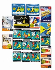 Lot of 20+ Vintage AOL Internet CD-ROM Promo Discs 500-1175 Hours Free picture