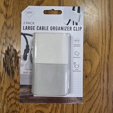 NIP, Core Supply Set Of 2 Large Cable Organizer Clips. picture