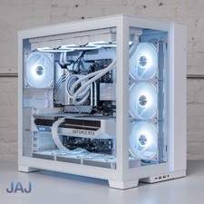 AMD Ryzen 7 9800X3D - GeForce RTX 4080 S- 32GB DDR5  7000- 2TB SSD - ALL WHITE picture