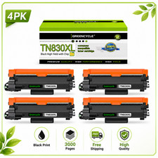 4PK TN830XL Black Printer Toner for Brother HL-L2460DW DCP-L2640DW MFC-L2820DW picture