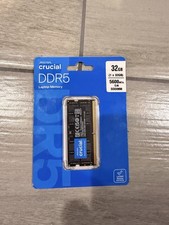 Crucial 32GB 5600 MHz DDR5 SODIMM RAM | CT32G56C46S5 picture
