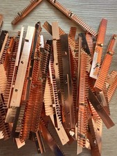 20x Pure Copper Heatsink Fin Lot Radiator Cooling Fins CPU GPU IC Thermal Scrap picture