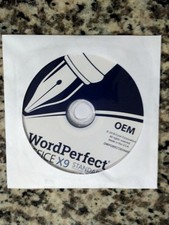 Corel WordPerfect Office X9 Standard OEM For Windows 11 and 10 CD picture