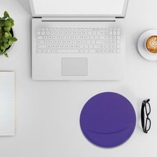 Office Mouse Pad Set 2Pcs with Reusable Wrist Rest and Non Slip Base picture