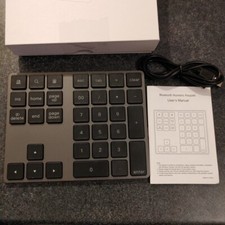 Joyeky Bluetooth Numeric Keypad, USB-C Rechargeable External 34-Keys for Mac, Pc picture