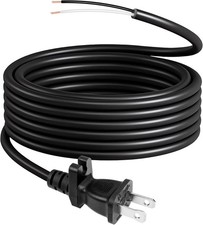 HASMX 30 Feet Long 17 Gauge 2 Prong Replacement Power Supply Cable for Shar picture