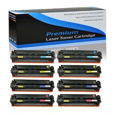 8PK CF500A 202A BK/C/M/Y Toner Cartridge Fit for HP LaserJet Pro M254nw M254dn picture