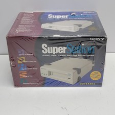 NEW SEALED  Sony SuperStation 6.6/10GB Parallel Port External Tape Backup System picture