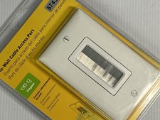 NEW On-Q/Legrand On-Q  Cable Access Wall Plates | P/N WP1014-WH-V1 picture