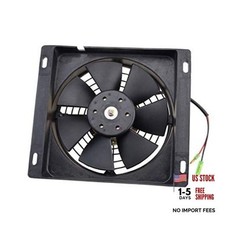 12V DC Square Radiator Cooling Fan Replacement for 250cc Warter Cooled Engine picture