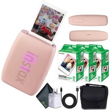 Fujifilm INSTAX MINI LINK 3 Smartphone Printer (Rose Pink) + 60 Instant Film picture