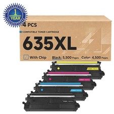 4PK TN635XL Toner Compatible for Brother TN635 HL-L8430CDW HL-L8570CDW L8430CDWT picture