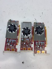 Lot 3 AMD Radeon 540 Graphics Cards 2x DisplayPort PCIe Fan Defect Parts T8C5 picture