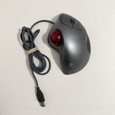 Logitech Trackman T-BB18 Marble Ball USB Trackball Mouse 810-000766 - Tested picture