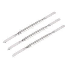 3pcs Metal Spudger Mini Crowbar Flat Head Pry Bar Opening Tools 4.5x0.25