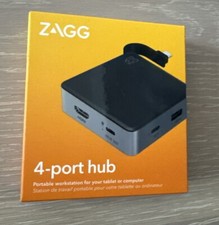 Brand New In Box Authentic ZAGG 4-port Hub picture