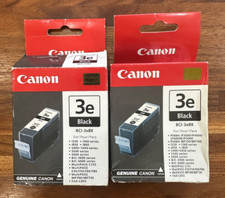 Lot of 2 Canon 3e Black Ink Cartridges (BCI-3eBK) NEW Factory Sealed picture