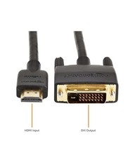 (36-Pack) Amazon Basics 6ft HDMI to DVI Adapter Cable 1080P HL-007347 Black picture