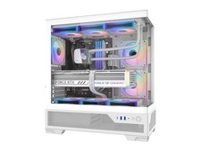 Sama V43WHADA6X1GL Mid Tower PC Case 6 ARGB Fans White picture