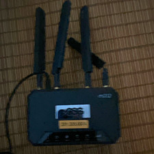 m212 Black 4G LTE WiFi Router w/ Antennas, USB 2.0, Ethernet, 1 LAN picture