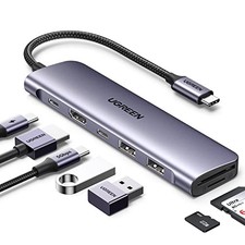 UGREEN 7-in-1 USB-C Hub Dock 4K HDMI 100W PD Charging picture